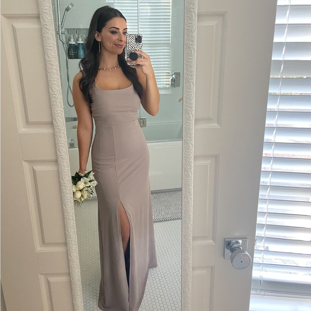 Birdy Grey - Alex Convertible Dress in Taupe XS